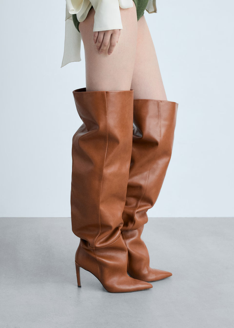 OVER-THE-KNEE HIGH HEEL BOOTS