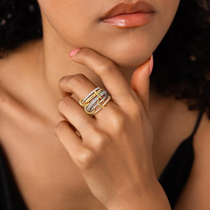 AZIZ Stacked Ring